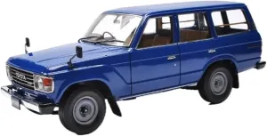 1 18 for Toyota Land Cruiser LC60 Alloy Diecast Car Model Simulation Collection Display Figure Souvenirs Motor Vehicles Toys(Blue)