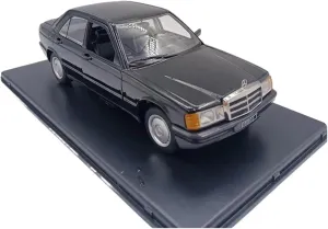 1 24 for Benz 190E W201 S-Class Alloy Diecast Car Model Simulation Collection Display Figure Souvenirs Motor Vehicles Toys