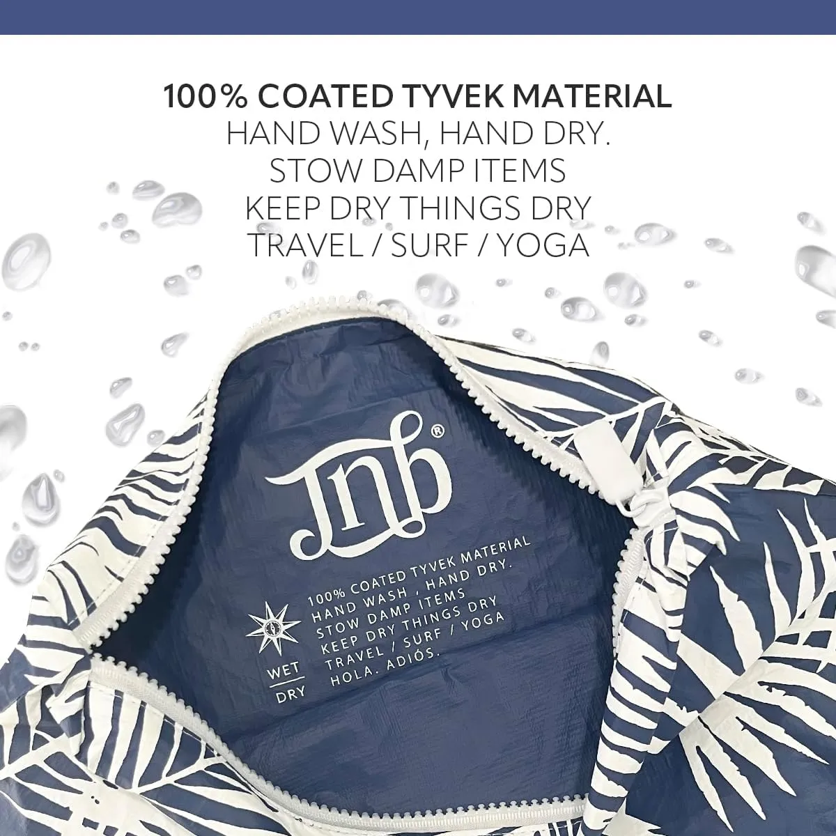 100% Coated Tyvek Material, Beach Pouch, Waterproof Pouch for Beach, Makeup Pouch, Wet Dry Bag,Clutch
