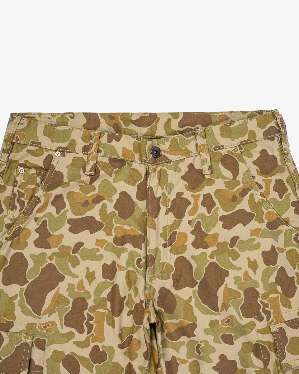 10oz Sateen Camouflage Cargo Pants - Duck Hunter