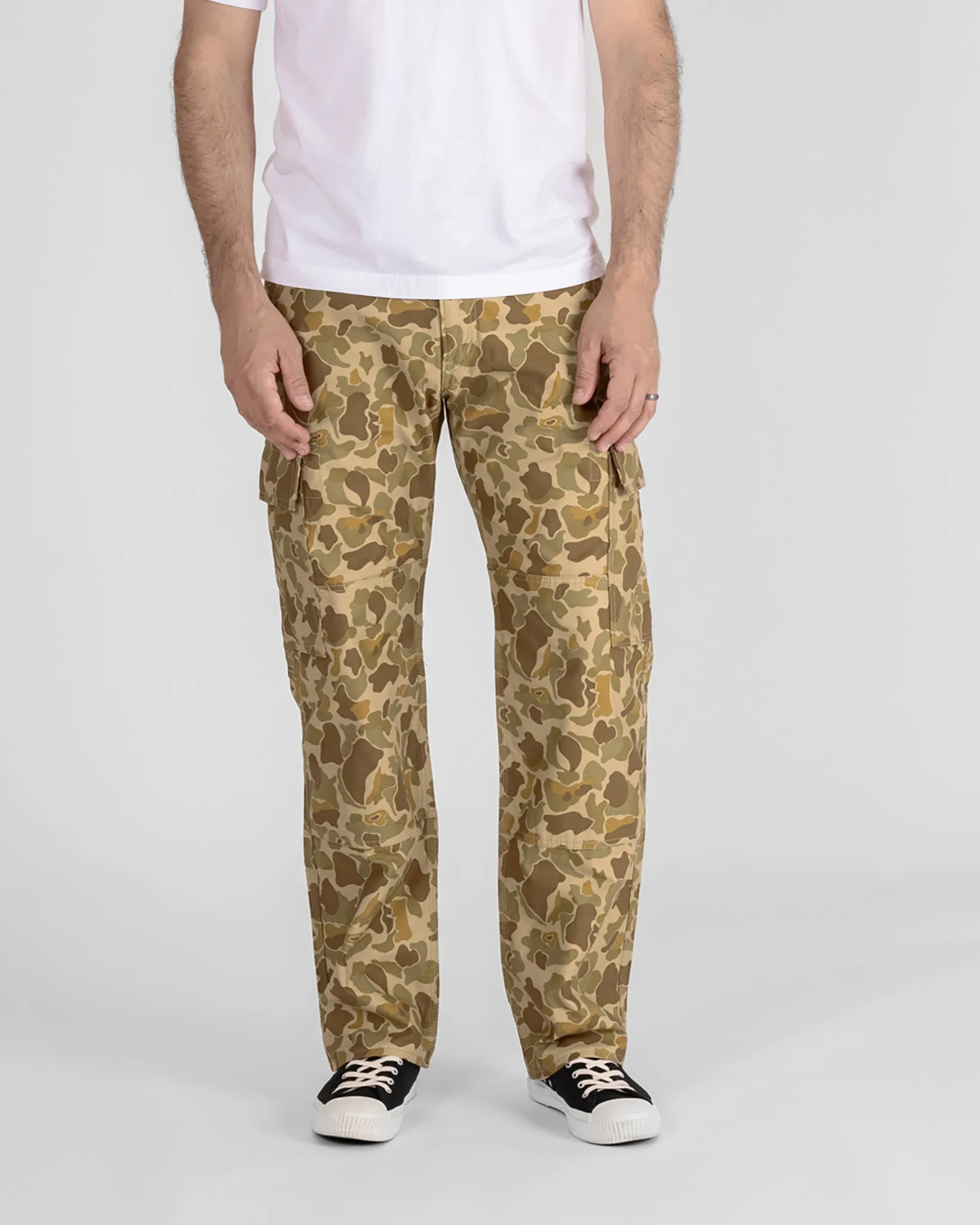 10oz Sateen Camouflage Cargo Pants - Duck Hunter
