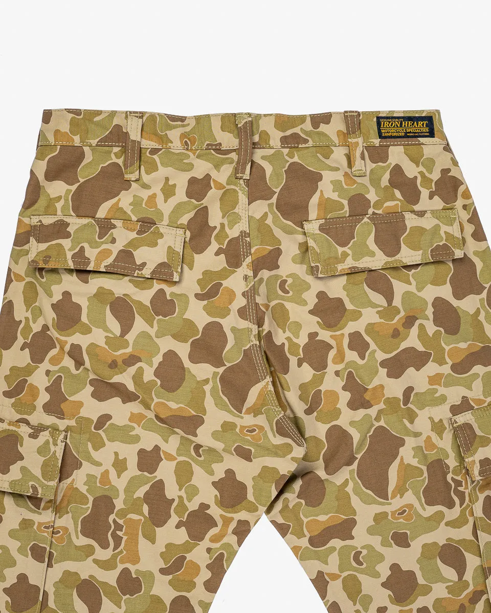 10oz Sateen Camouflage Cargo Pants - Duck Hunter