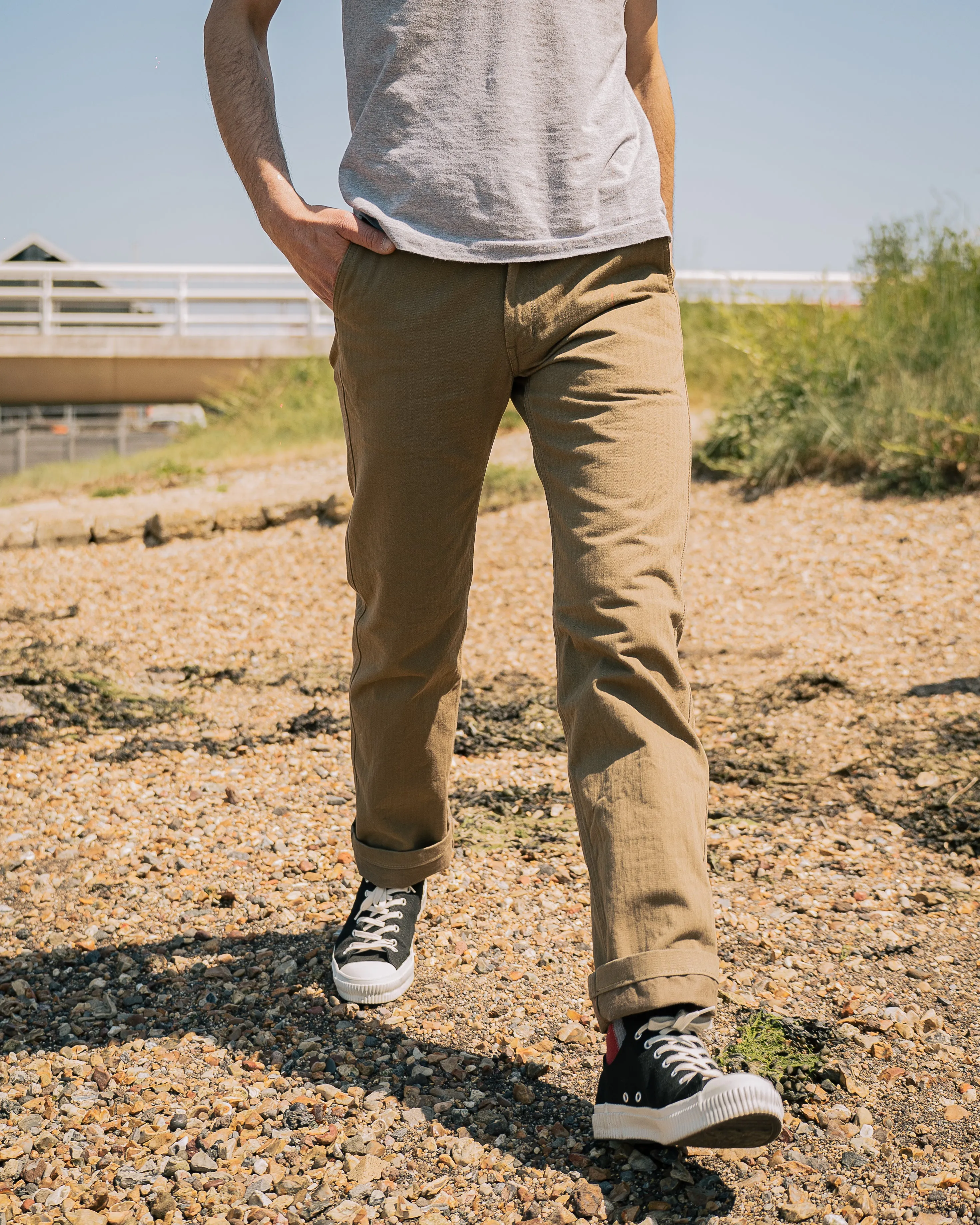 11oz Herringbone Work Pants - Khaki