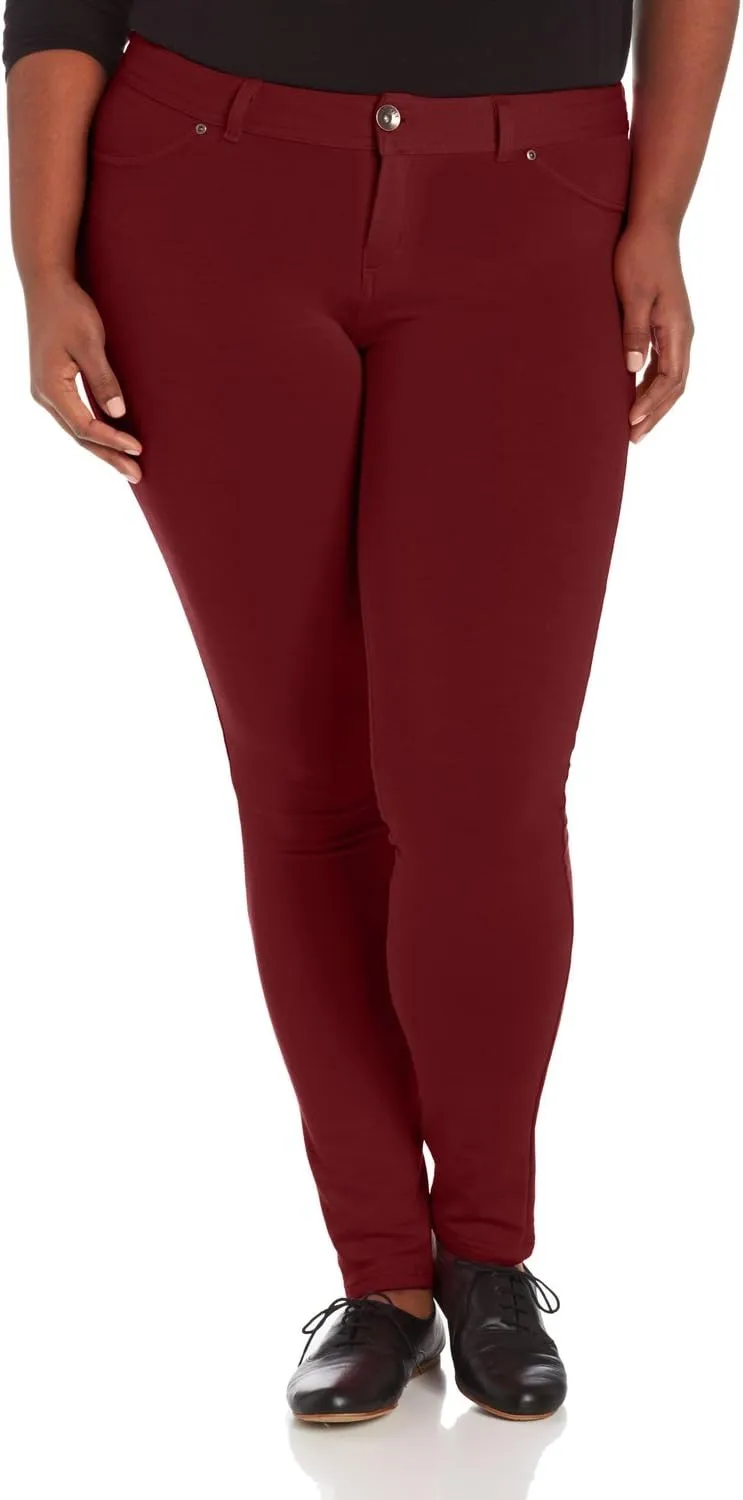 1826/926 Ponte Women's Butt Lift Plus Size Super Comfy Moleton Skinny Stretch Jeggings Legging Cotton Yoga Pants
