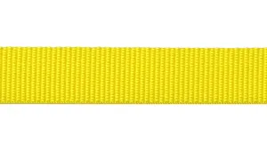 1" Polypropylene Webbing/Strapping- Bright YELLOW- sold per 3 yards