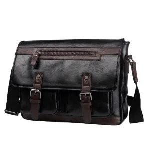2020 New Men Leather Business Bag