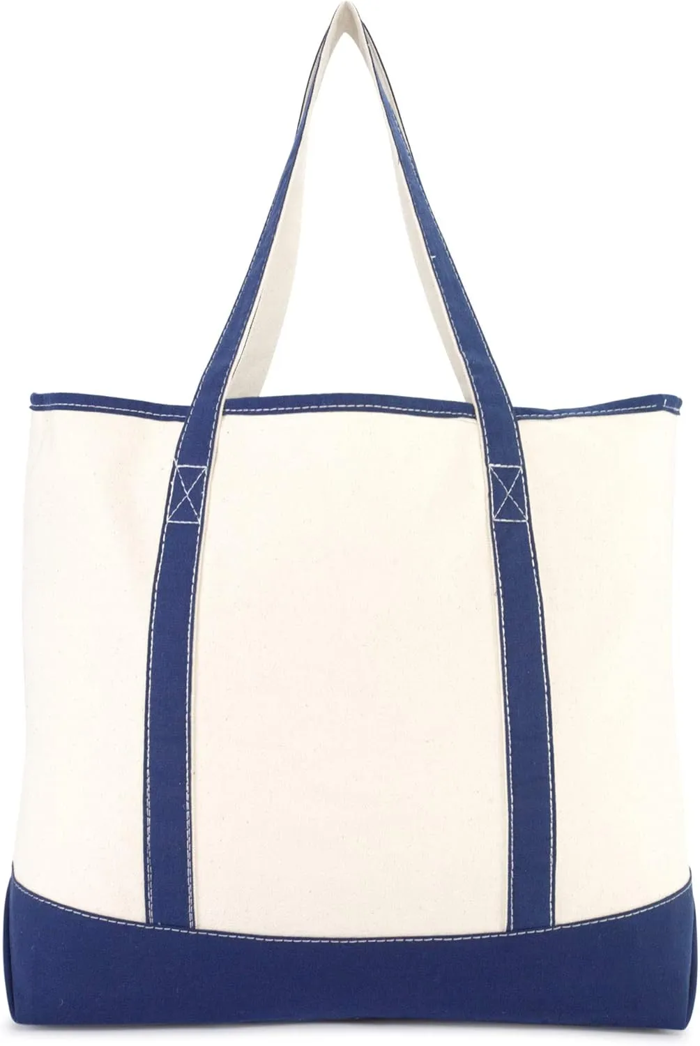 22" Open Top Heavy Duty Deluxe Tote Bag with Outer Pocket
