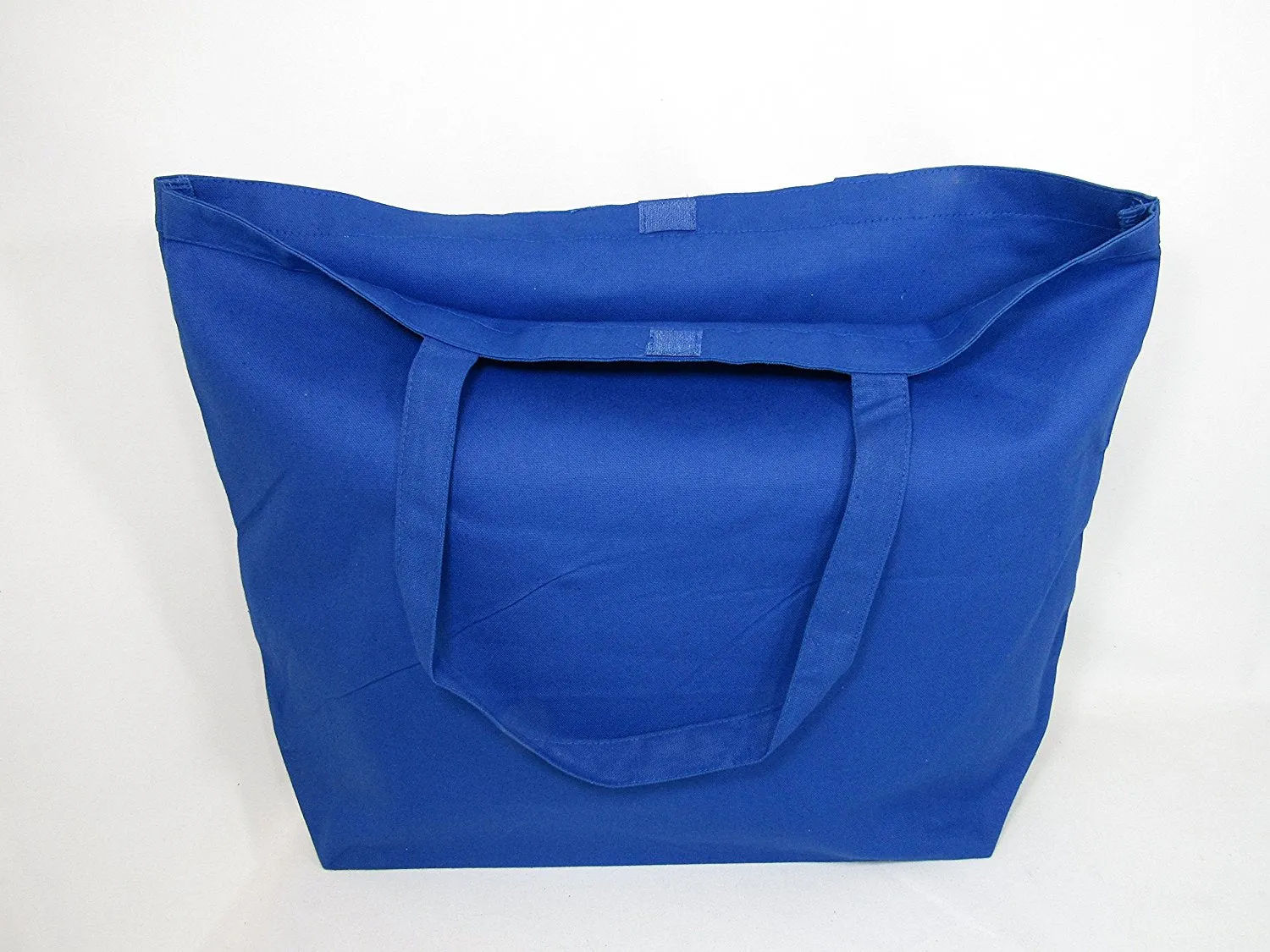 23" Extra Large Canvas Tote Bag w/Velcro Closure Beach Shopping