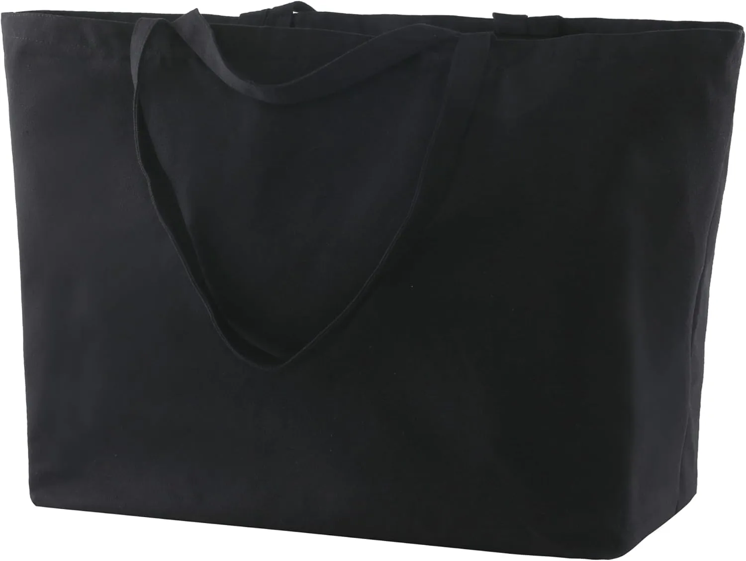 27 Inch Extra Large Canvas Shopping Bags Jumbo Heavy Duty Reusable Grocery Bags Bulk Blank Tote Bags with Double Handle