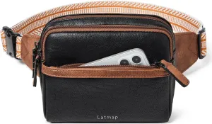 3L Fanny Packs Belt Bag for Women Small Everywhere Crossbody Bag Waist Bag Faux Leather Sling Chest Bag Purse