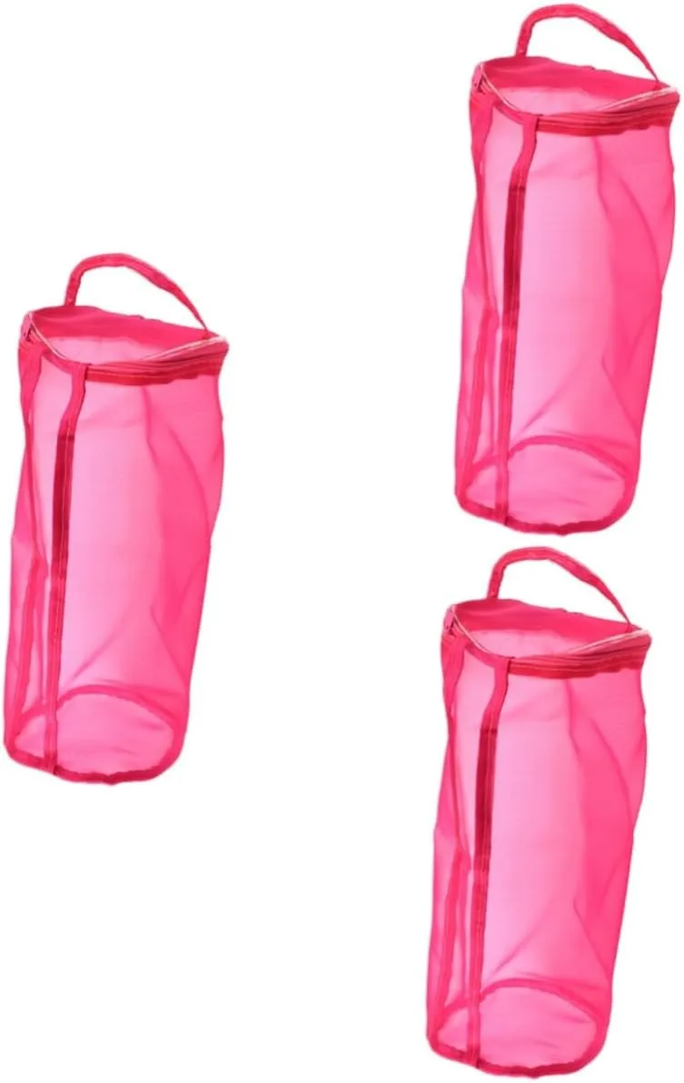 3pcs Stitch Bag Organizer Knitted Wool Storage Bag Tote Holder Yarn Organizer Tote No Odor for Home On-The-go