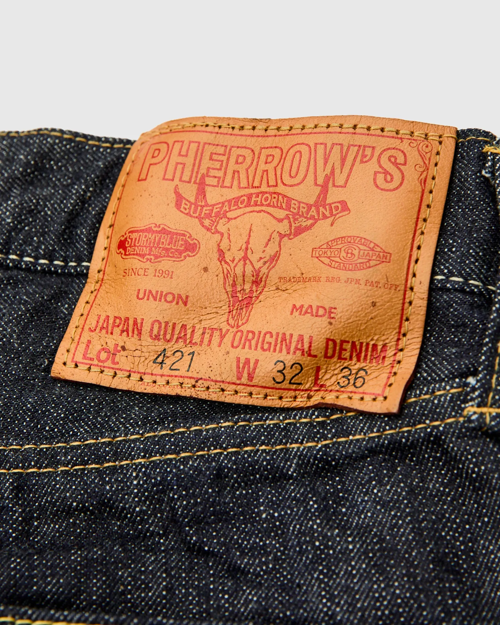 421SW 13.5oz Selvedge Denim - Classic Straight Fit
