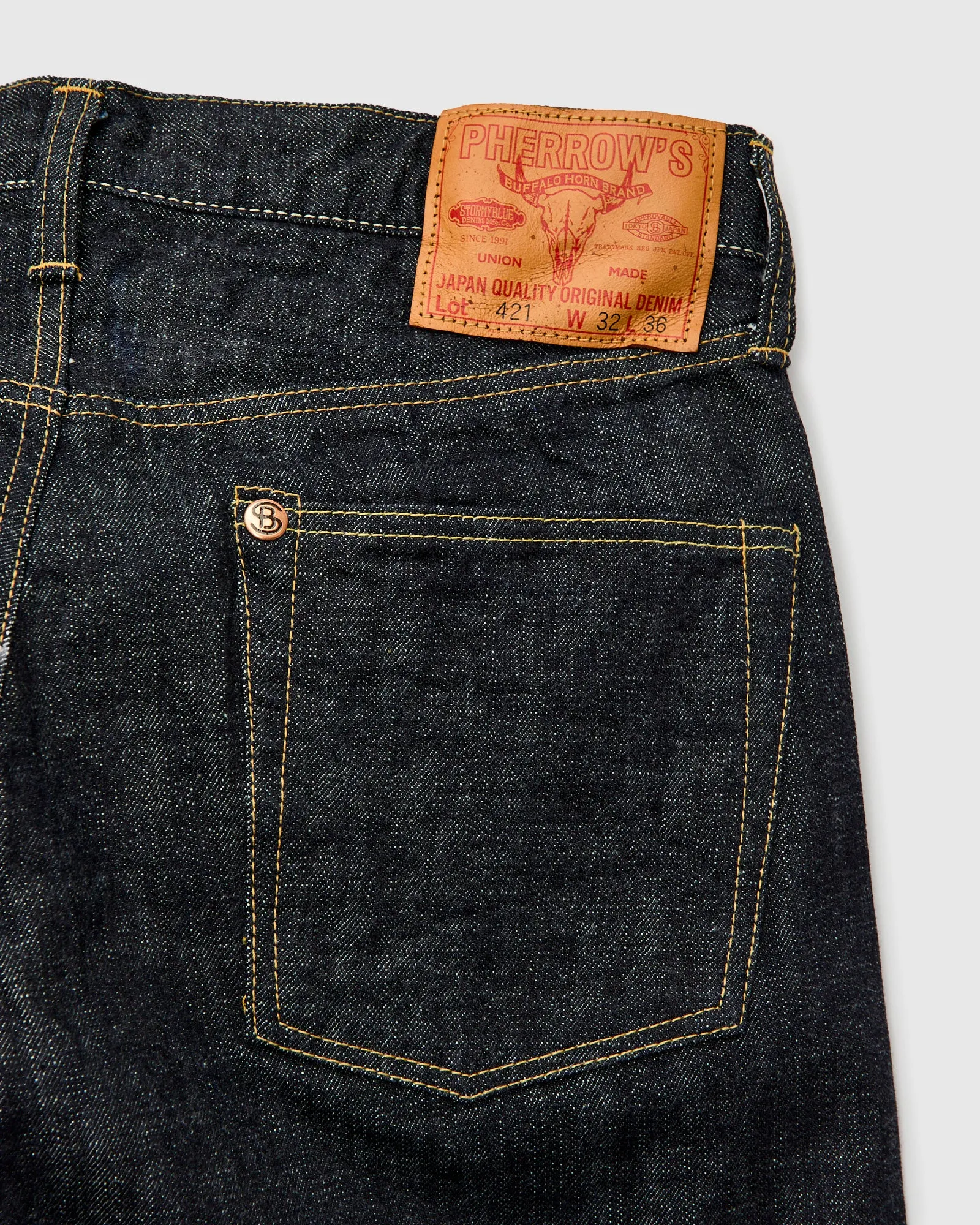 421SW 13.5oz Selvedge Denim - Classic Straight Fit