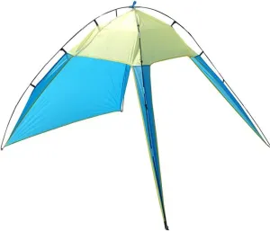 5-8 Person Outdoors Canopy Beach Shelter Sun Shade Tent Beach Sun Shade Shelter Canopy Instant Beach Tent Portable Sleeping Shelter