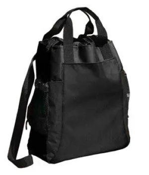 7291 UltraClub® Backpack Tote Black/ Black