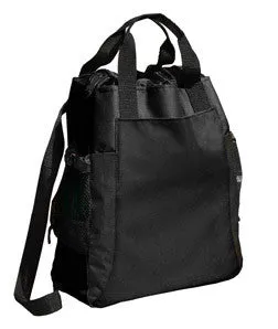 7291 UltraClub® Backpack Tote Black/ Black