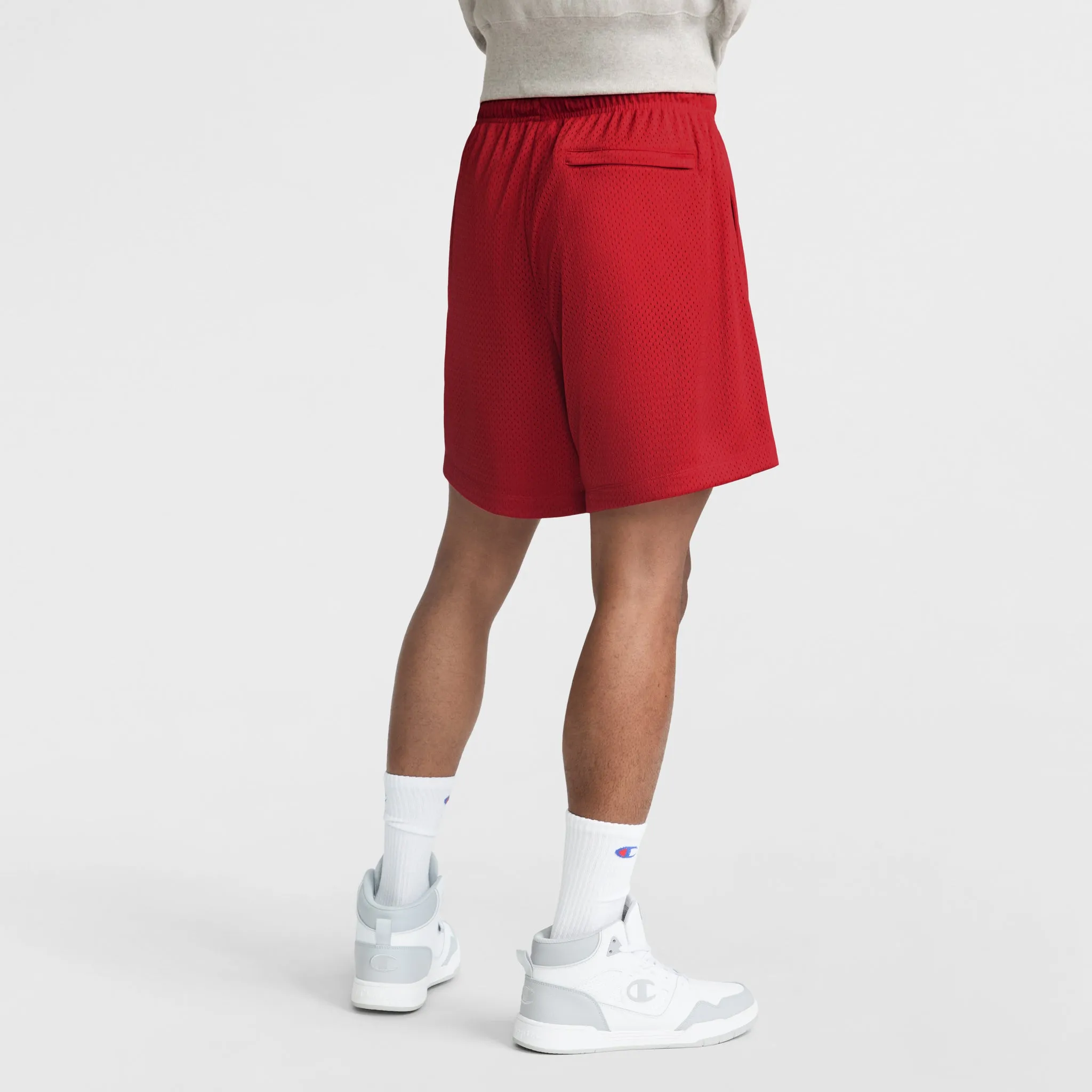 7" Yearbook Mesh Short, Arch Logo