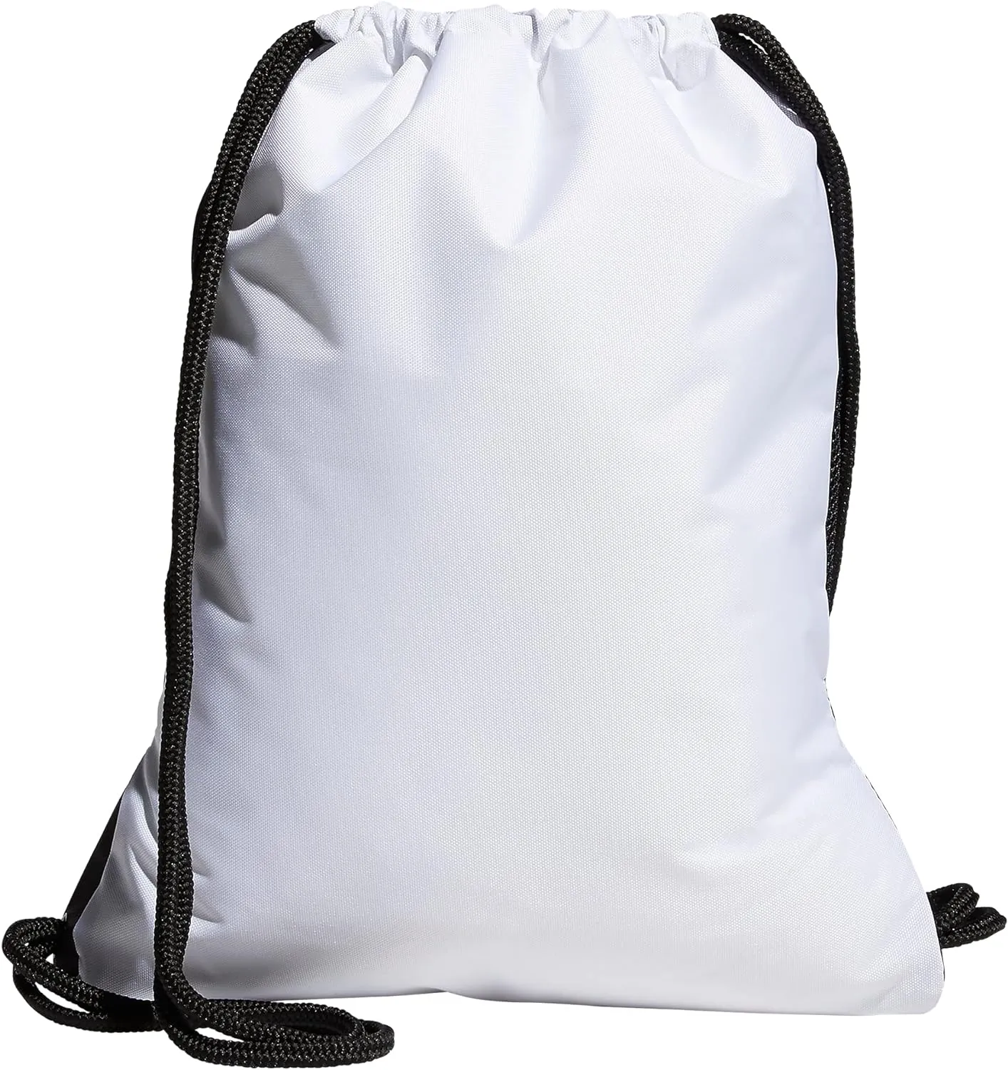 adidas Alliance Sackpack, Drawstring Backpack, Lightweight Small Gym Bag for Women and Men, White/Black/Black, One Size