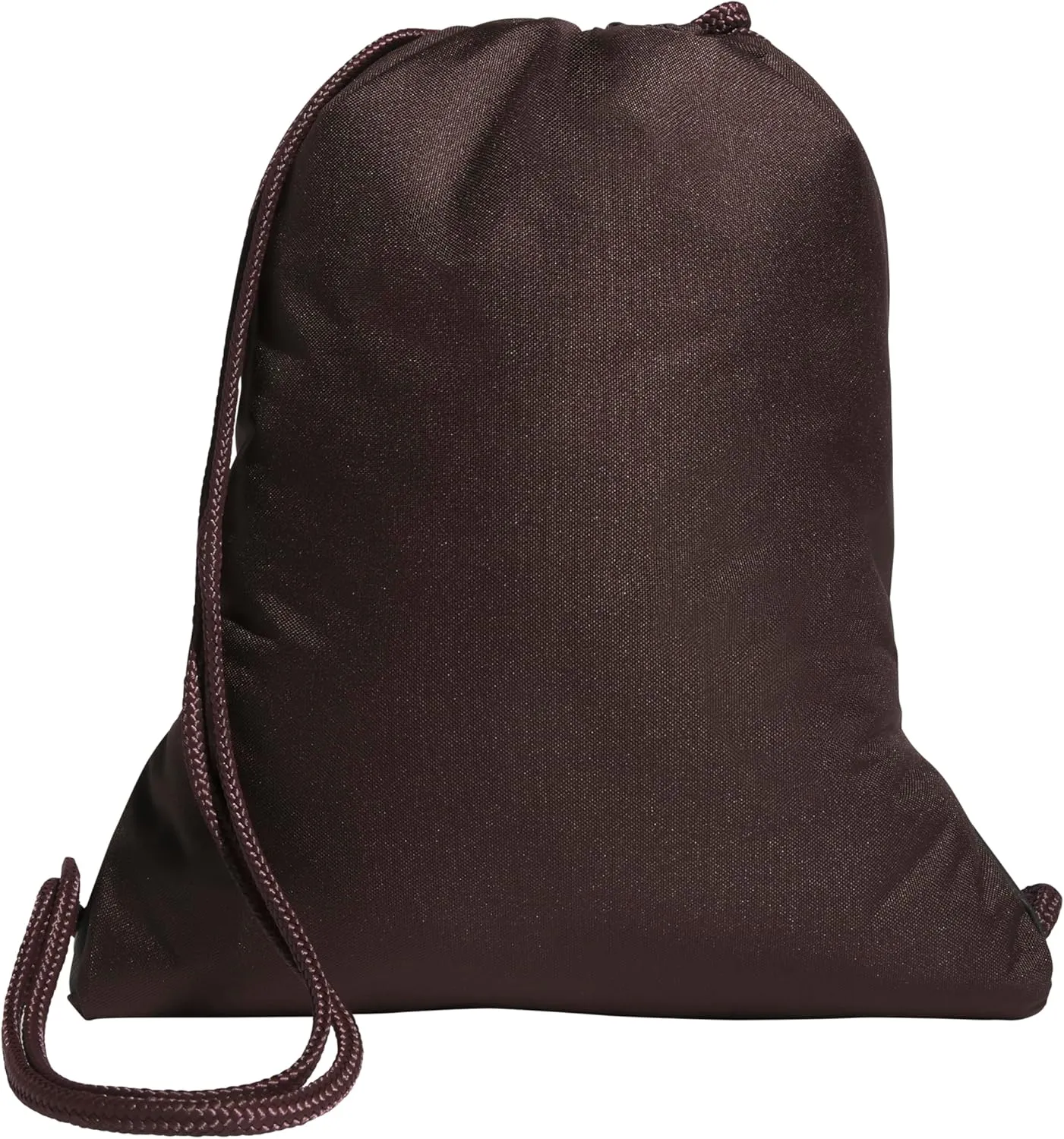 adidas Alliance Sackpack, Drawstring, Lightweight Small Gym Bag for Women, Soccer Backpack, Shadow Brown/Rose Gold, One Size