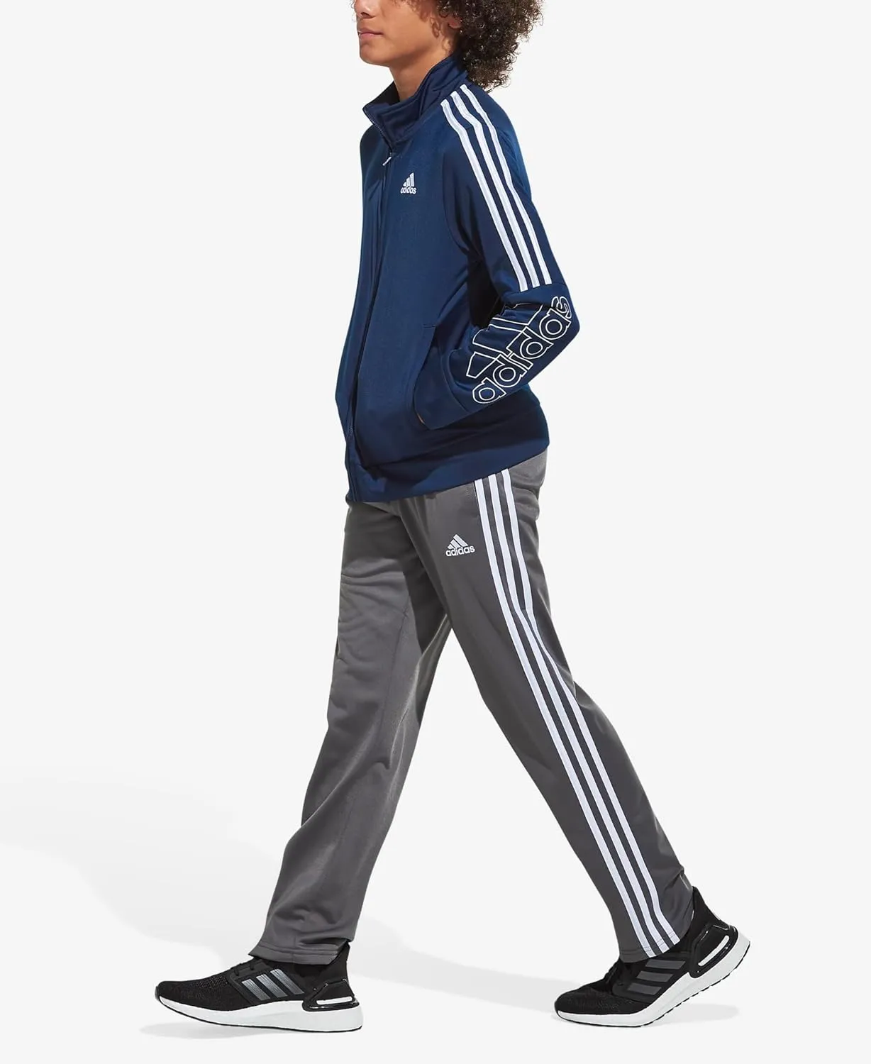 adidas Boys' Iconic Tricot Athletic Pants