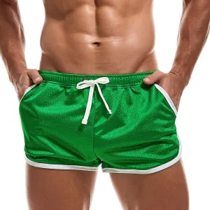 AIMPACT Mens Mesh 3 Inch Booty Shorts Sexy Side Split Athletic Workout Running Shorts