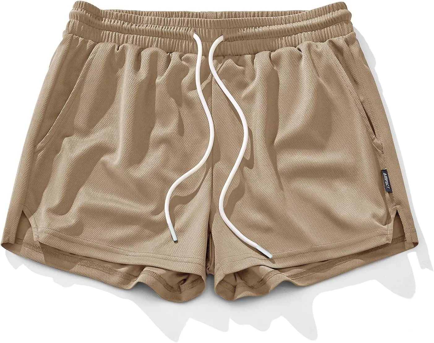 AIMPACT Mens Mesh Running Shorts 3 Inch Quick Dry Gym Athletic Workout Shorts for Men with Pockets