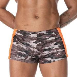 AIMPACT Men's Mesh Running Shorts Retro 3 Inch Quick Dry Gym Athletic Workout Short Shorts