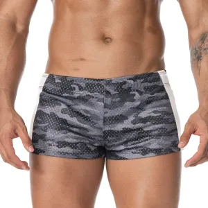 AIMPACT Men's Mesh Running Shorts Retro 3 Inch Quick Dry Gym Athletic Workout Short Shorts