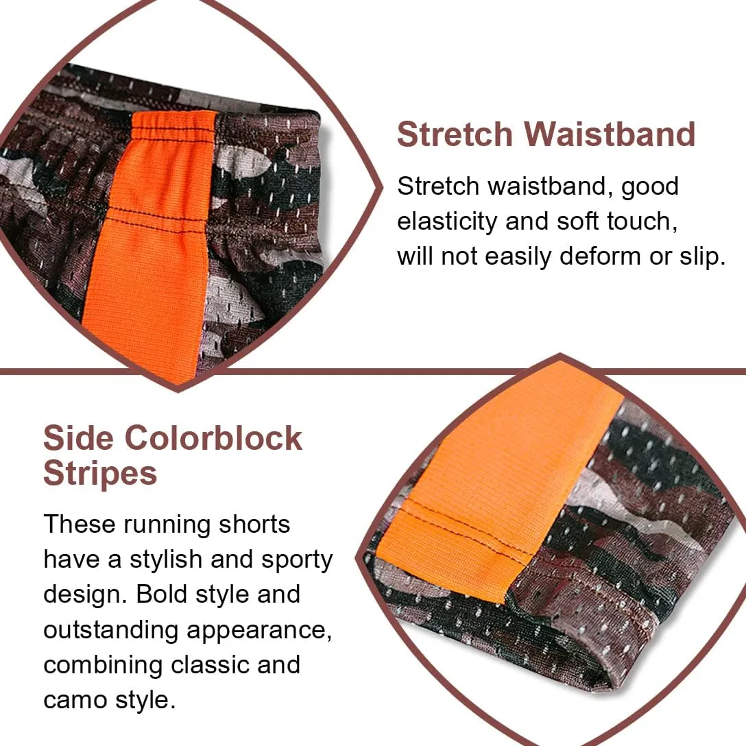 AIMPACT Men's Mesh Running Shorts Retro 3 Inch Quick Dry Gym Athletic Workout Short Shorts
