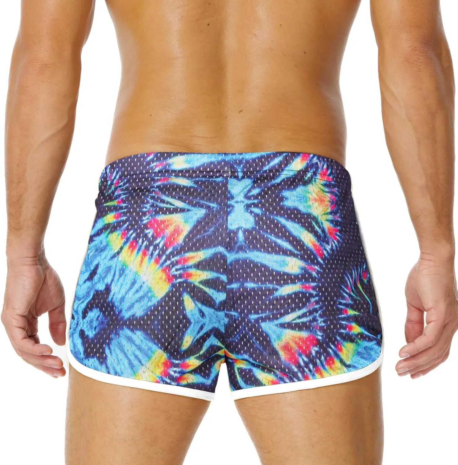 AIMPACT Mens Running Shorts Breathing Workout Gym Booty Short Shorts Sexy