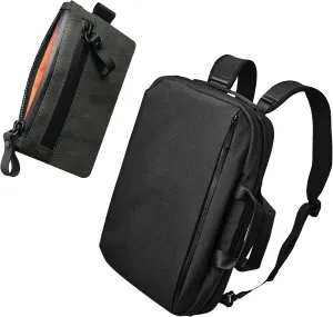 ALPAKA Bravo Totepack 13L and Zip Pouch - Convertible Backpack Tote For Men, Laptop Tote Bag for Women Fits a 16-Inch Macbook Pro - RFID-Blocking Small Cash and Card Zip Wallet with Carbon Neutral