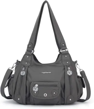 Angel Barcelo Womens Purses and Handbags PU Leather Shoulder Bag Fashion Hobo Bags for Girls