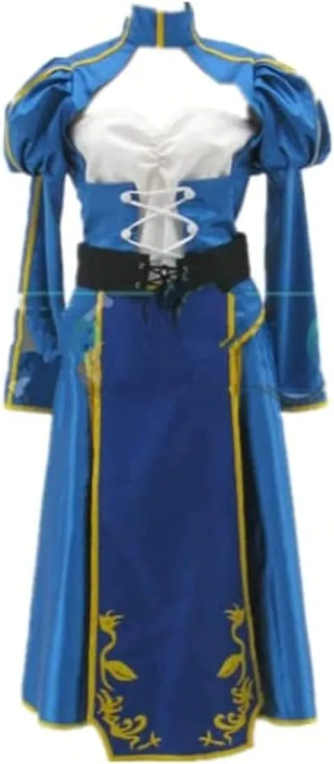 Anime Fate Zero/Stay Night Saber Cosplay Costume Altria Pendragon Arthur Pendragon Cosplay Costume Swordsman Dress