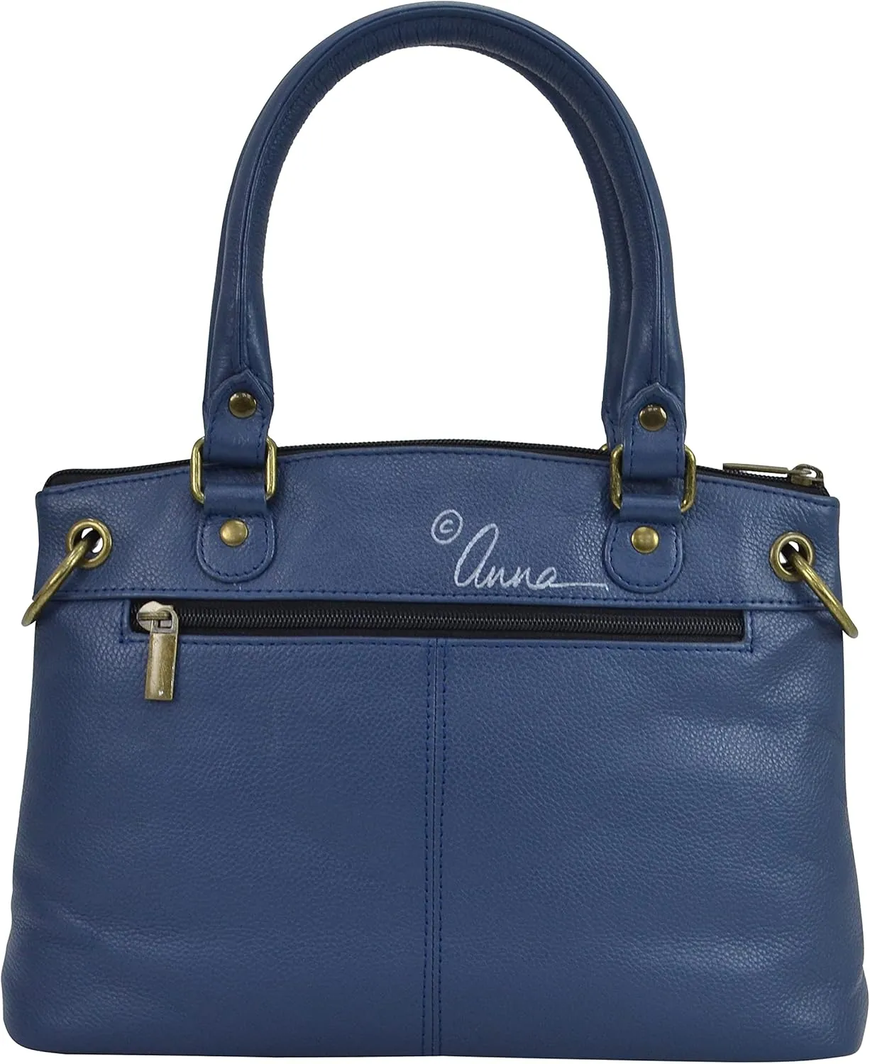 Anna by Anuschka Women's Original Genuine Leather Hand-Painted Small Satchel - Leather Handbag for Women