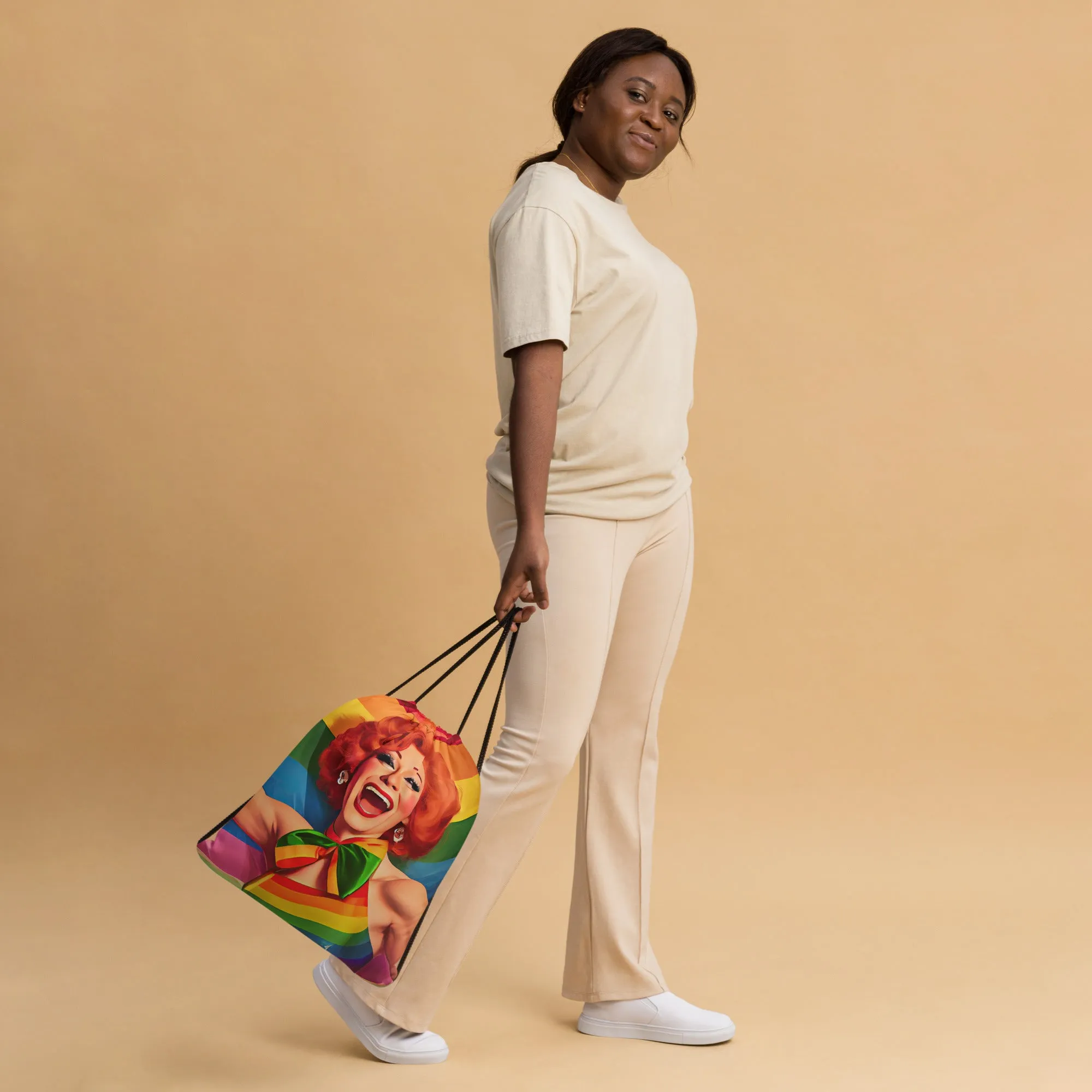 Anna Mission Drawstring Drag Bag