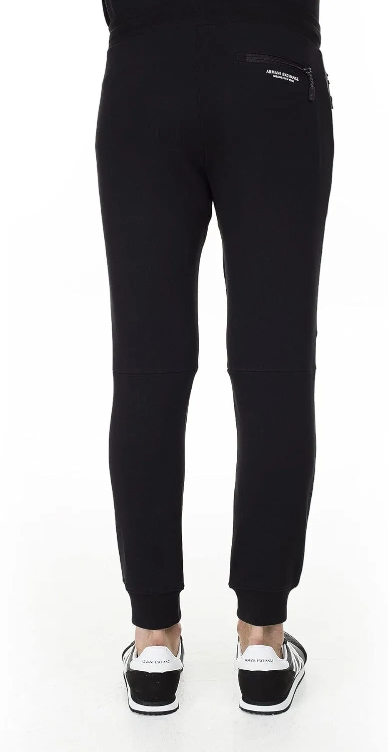 Armani Exchange Men's Drawstring Jogger with Zip Pockets