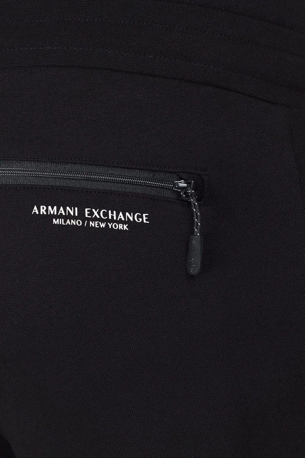 Armani Exchange Men's Drawstring Jogger with Zip Pockets