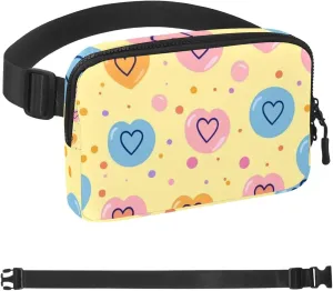 Art Love-1649 Belt Bag for Men and Women Fanny Pack,Belt Bag with Adjustable Strap,Fashion Crossbody Everywhere Belt Bag for Travel Outdoors Running Hiking