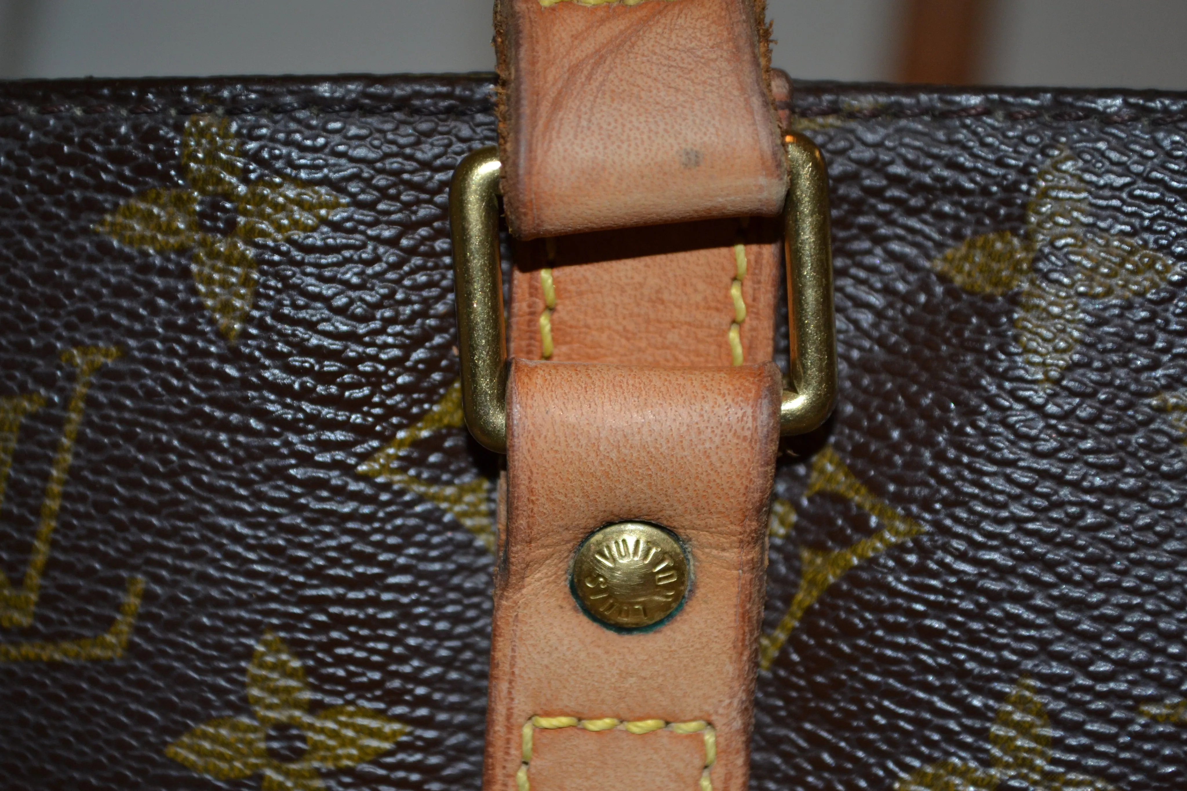 Authentic Louis Vuitton Monogram Sac Shopping Large Shoulder Bag (GUC) "Rare-Discontinued" (SALE - 73% OFF)