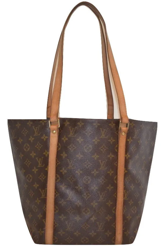 Authentic Louis Vuitton Monogram Sac Shopping Large Shoulder Bag (GUC) "Rare-Discontinued" (SALE - 73% OFF)