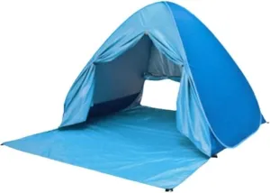 Automatic Instant Pop-Up Tent – Portable Waterproof Beach Tent for Outdoor Camping & Fishing – 150x165x110 cm, Blue