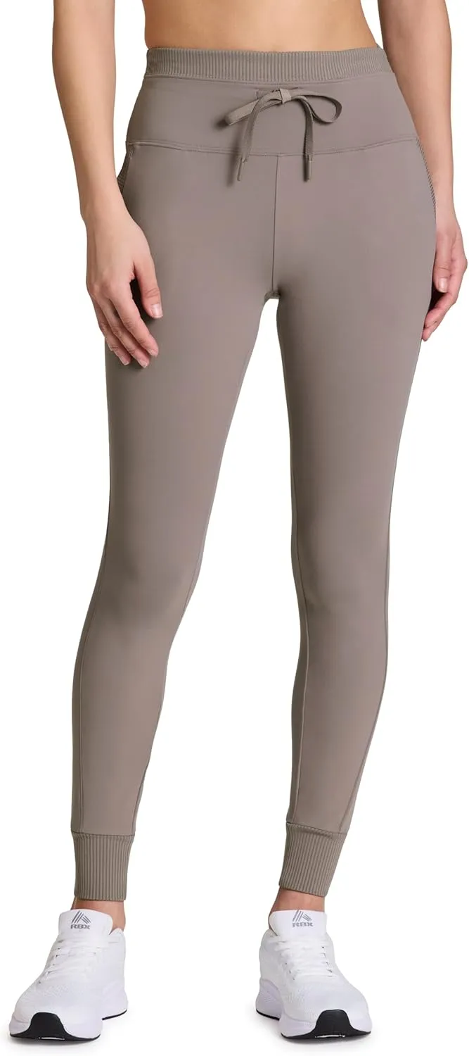 Avalanche Women's Drawstring Waist Gym Hiking Legging Fitted Jogger with Pockets