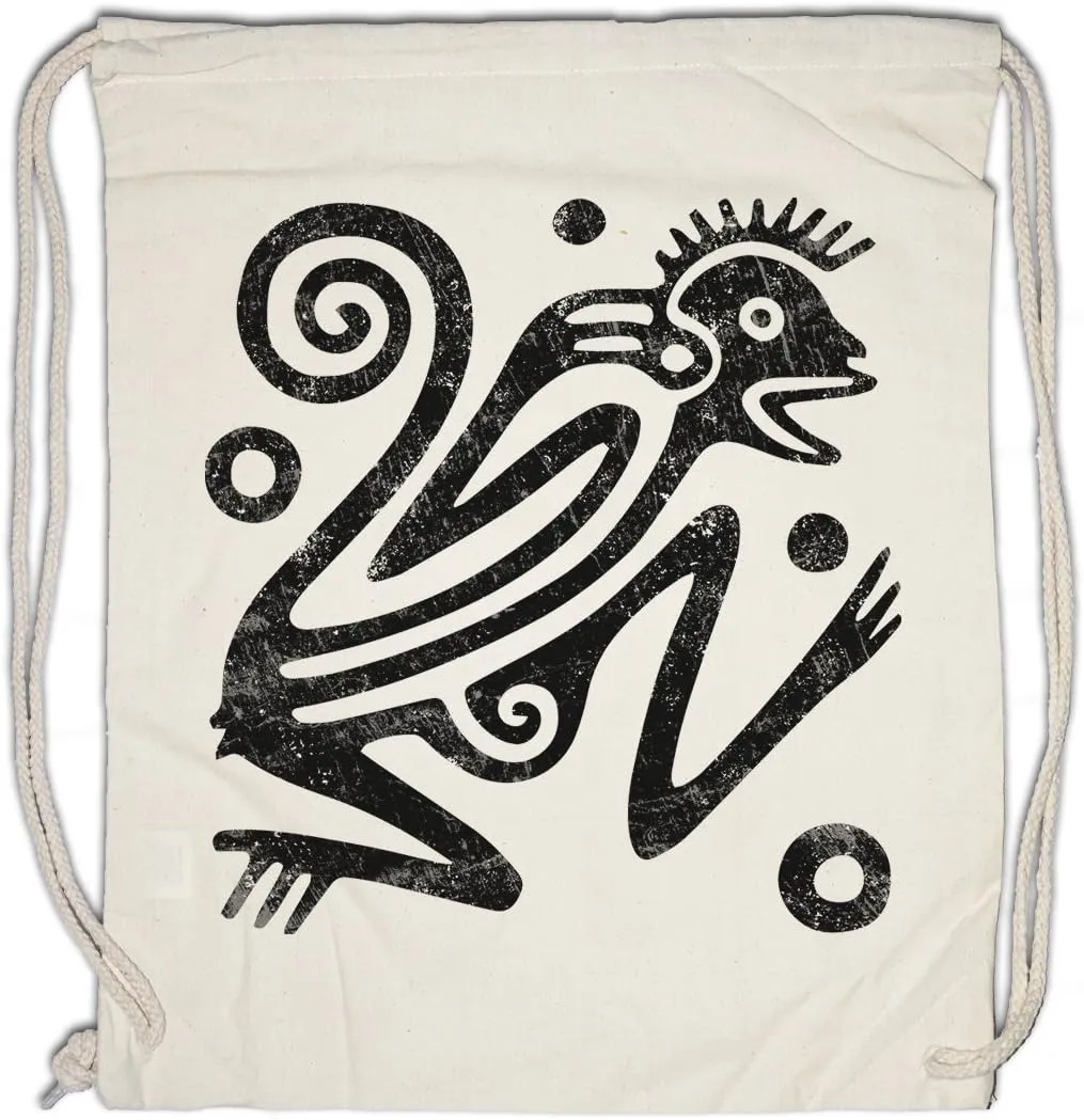 Aztec Ape Drawstring Bag Gym Sack