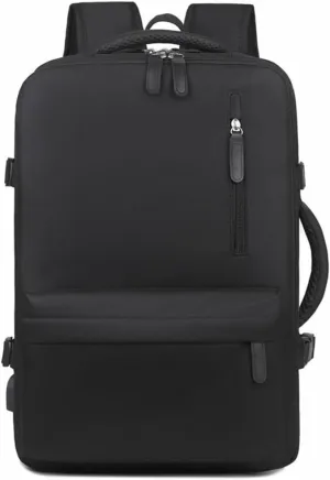 Backpack with expandable capacity for business, travel, and large capacity backpack(D)