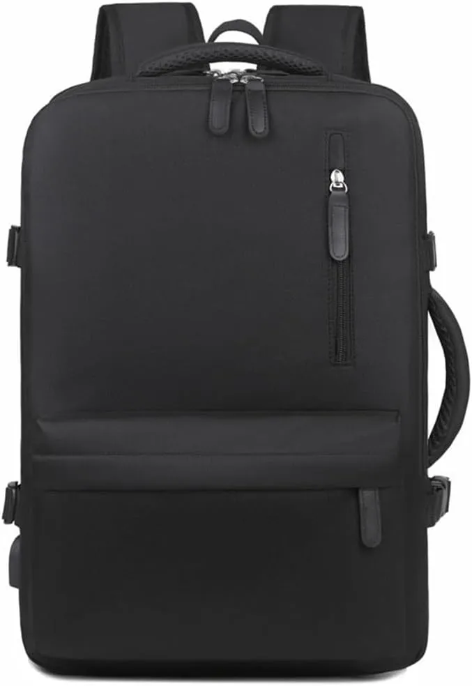 Backpack with expandable capacity for business, travel, and large capacity backpack(D)