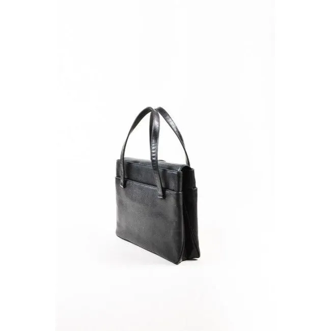 Bag Textured Gucci Patent Shoulder Coated Satisfaction guaranteed Leather Instant Vintage Black