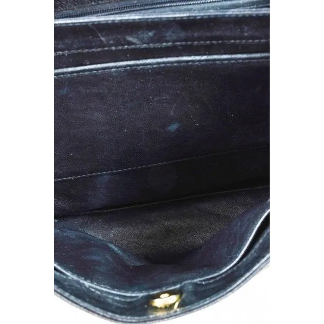 Bag Textured Gucci Patent Shoulder Coated Satisfaction guaranteed Leather Instant Vintage Black