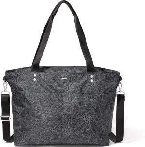 Baggallini Carryall Laptop Tote-Medium 12x19 Inch Travel Crossbody Shoulder Bag