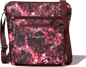 Baggallini Pocket Crossbody Travel Bag with RFID Crossbody Bags, Blush Opal One Size…