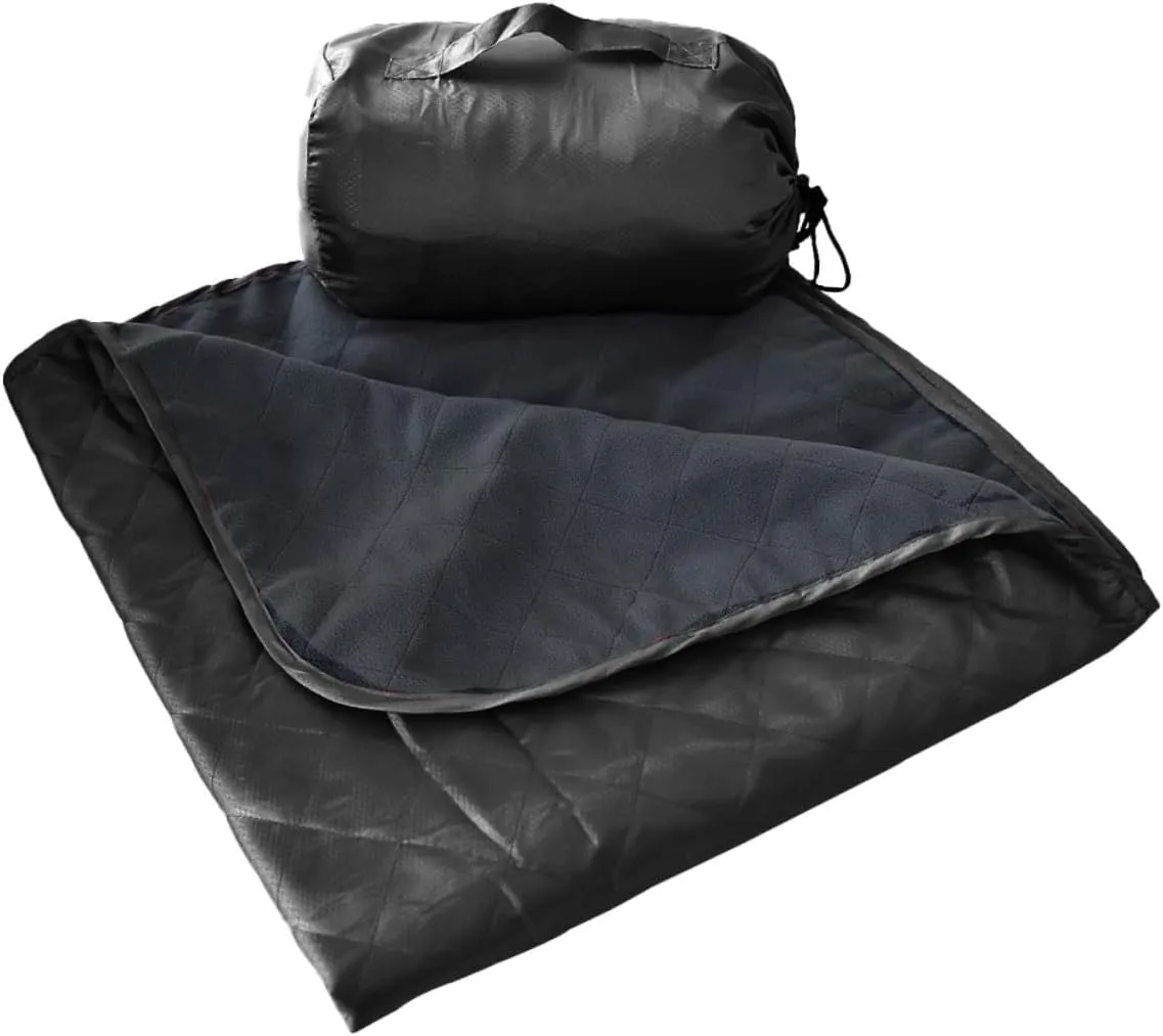 balacoo Outdoor Camping Blanket Warm Fleece Nap Blanket Ground Cover Crawling Mat for Picnics Beach Hiking and Family Outings